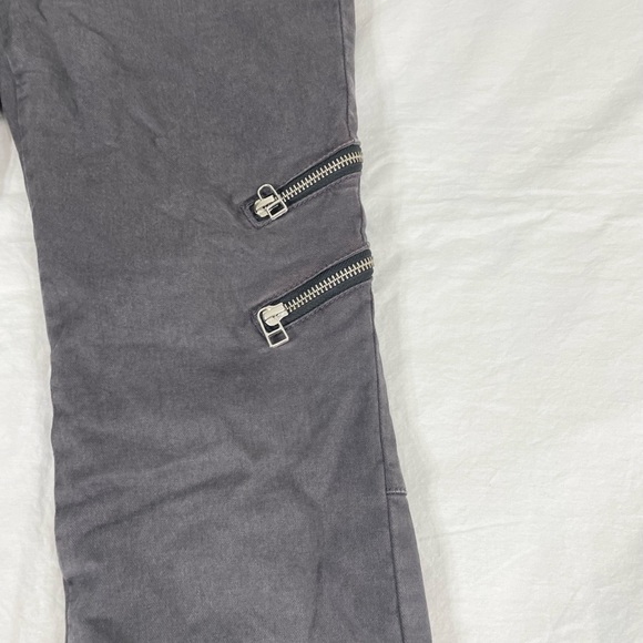 Bebe Women Dark Gray Biker Skinny Pants Size 29 - Picture 5 of 10
